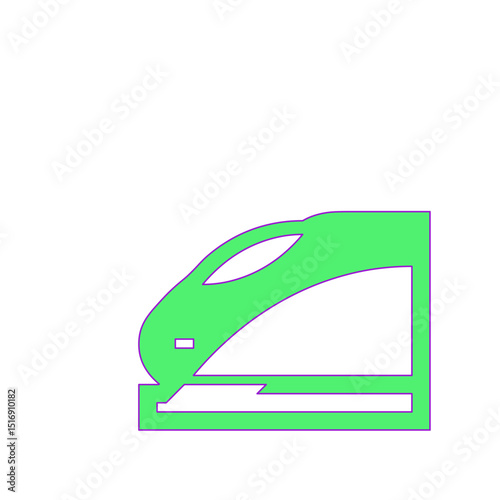 High-Speed Train Icon: A Modern Transportation Symbol