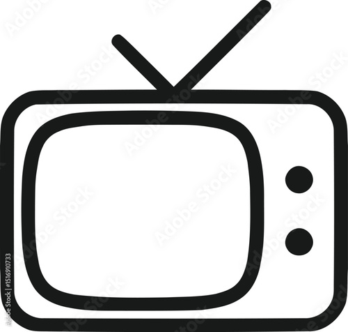 retro tv icon