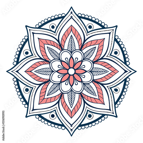 mandala, mandala design, mandala design idea, mandala design vector, mandala sample Isolated flower mandala in vector. Round line pattern. Vintage monochrome element for coloring pages and design