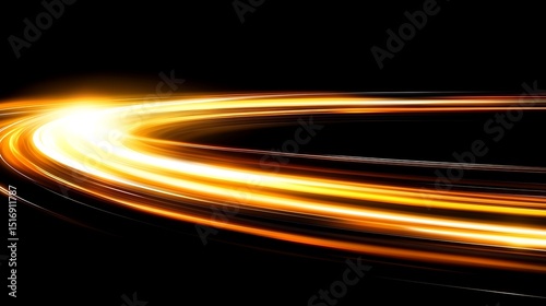 Abstract light trails on a dark background (1)