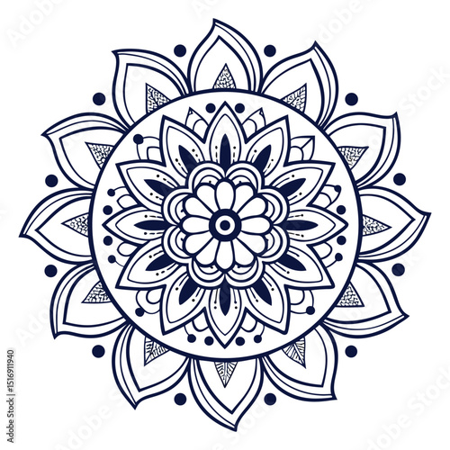 mandala, mandala design, mandala design idea, mandala design vector, mandala sample Isolated flower mandala in vector. Round line pattern. Vintage monochrome element for coloring pages and design