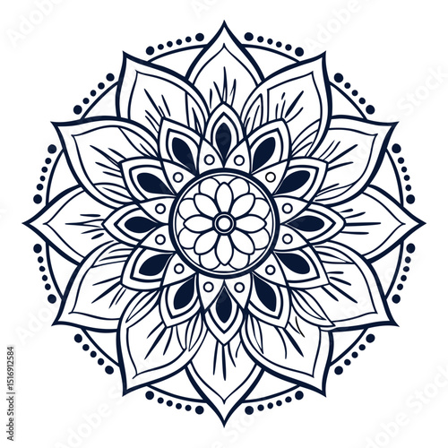 mandala, mandala design, mandala design idea, mandala design vector, mandala sample Isolated flower mandala in vector. Round line pattern. Vintage monochrome element for coloring pages and design