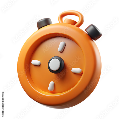 clock isolated on white background