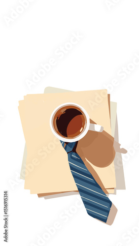 Morning Coffee and Newspaper