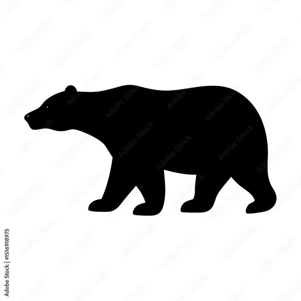 Obraz premium Download this black bear silhouette vector image for free wildlife animal illustration design