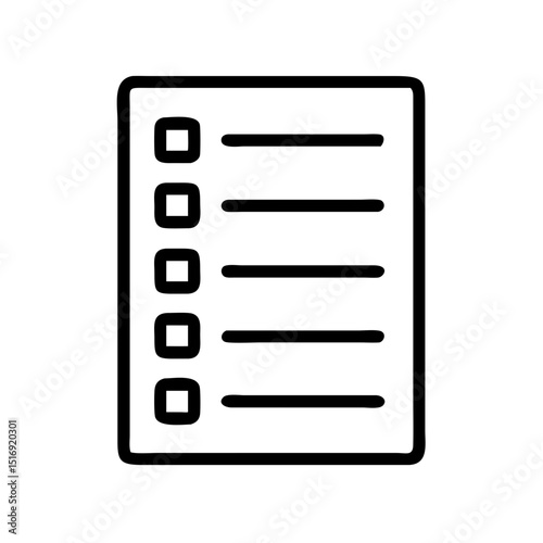 Checklist task list to do list icon vector illustration agenda planner organization management 90