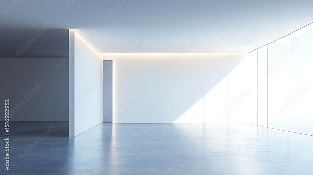 Obraz premium Modern minimalist interior