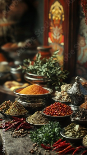 A cozy cottage surrounded by fruit trees, peaceful and dreamy setting