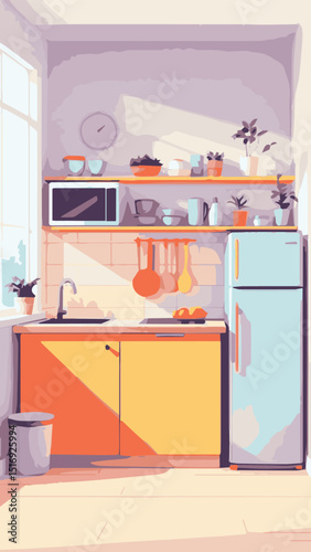 modern kitchen interior