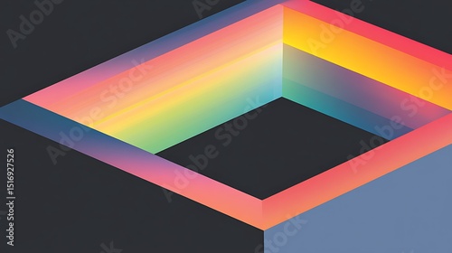 Abstract geometric design with vibrant colors (11)