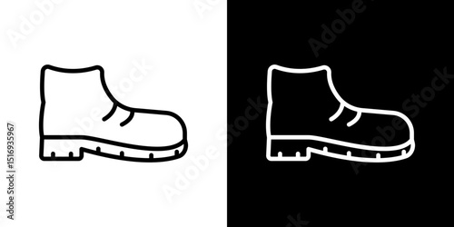 Boot icon symbol concept for graphic design, Website, UI. Svg