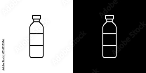 Bottle icon symbol concept for graphic design, Website, UI. Svg
