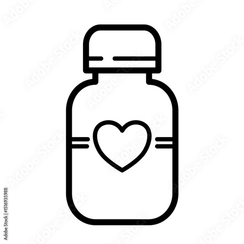 cardiological medicine — vector icon