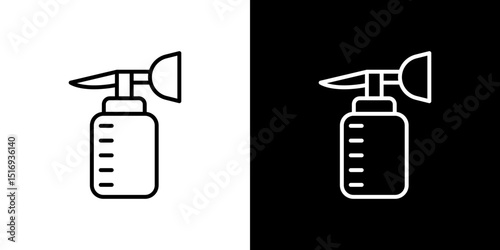 Breast pump icon symbol concept for graphic design, Website, UI. Svg