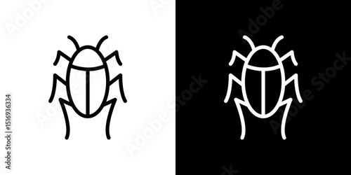 Bugs icon symbol concept for graphic design, Website, UI. Svg