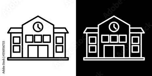 Campus icon symbol concept for graphic design, Website, UI. Svg