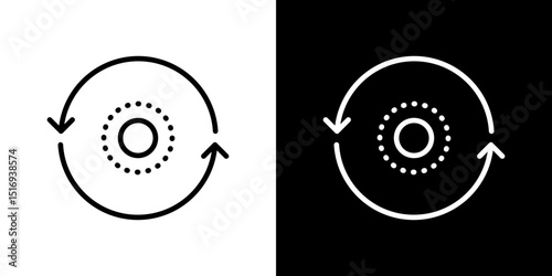 Consistency icon symbol concept for graphic design, Website, UI. Svg