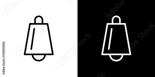 Cowbell icon symbol concept for graphic design, Website, UI. Svg