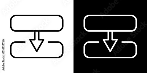 Diagram next icon symbol concept for graphic design, Website, UI. Svg