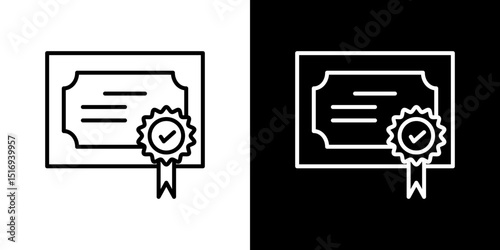 Diploma icon symbol concept for graphic design, Website, UI. Svg