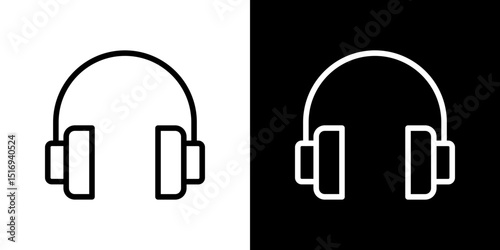 Ear muffs icon symbol concept for graphic design, Website, UI. Svg
