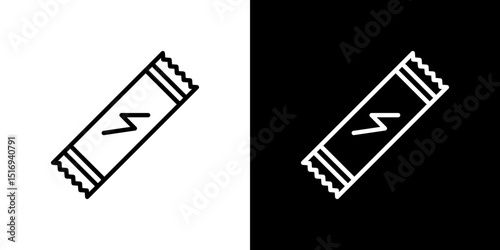 Energy bar icon symbol concept for graphic design, Website, UI. Svg