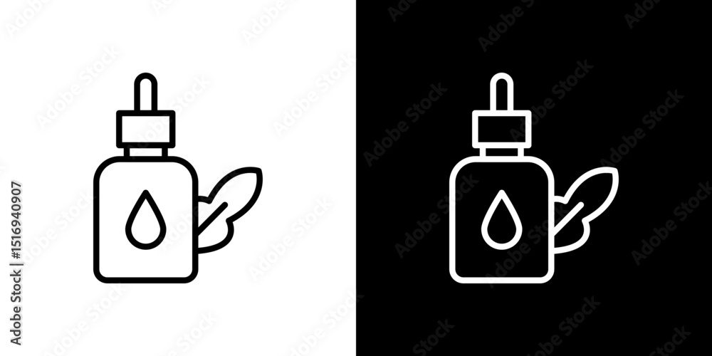 Essential oils icon symbol concept for graphic design, Website, UI. Svg Essential oils icon symbol concept for graphic design, Website, UI. Svg