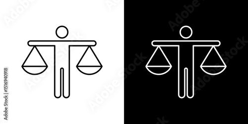 Ethics icon symbol concept for graphic design, Website, UI. Svg