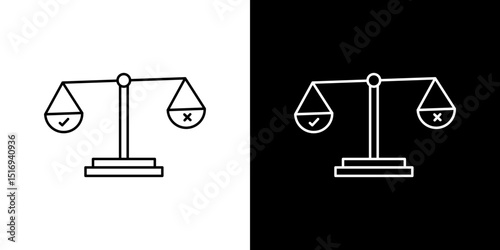 Ethics icon symbol concept for graphic design, Website, UI. Svg