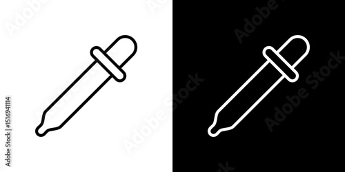 Eye dropper icon symbol concept for graphic design, Website, UI. Svg
