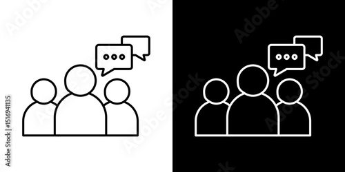 Expert opinion icon symbol concept for graphic design, Website, UI. Svg