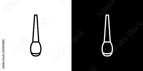 Eyeliner bottle icon symbol concept for graphic design, Website, UI. Svg