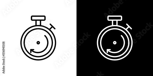 Fasting time icon symbol concept for graphic design, Website, UI. Svg
