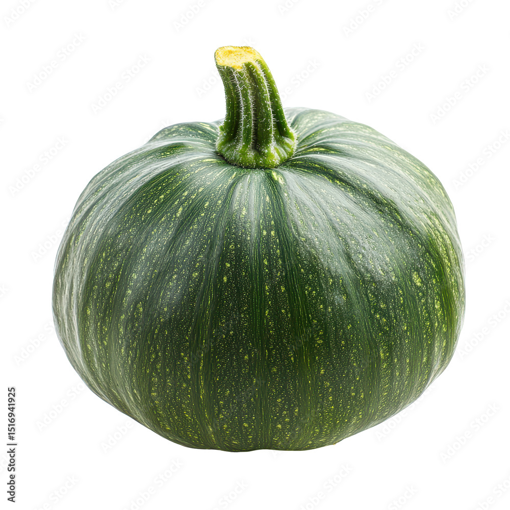 Ripe green squash, A fresh, ripe green squash with a smooth skin, resting on a wooden surface, isolated on transparent background Ripe green squash, A fresh, ripe green squash with a smooth skin, resting on a wooden surface, isolated on transparent background