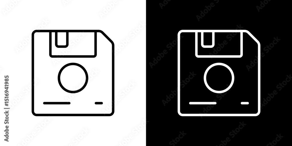Floppy disk icon symbol concept for graphic design, Website, UI. Svg Floppy disk icon symbol concept for graphic design, Website, UI. Svg