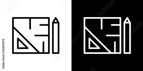 Floor plan icon symbol concept for graphic design, Website, UI. Svg