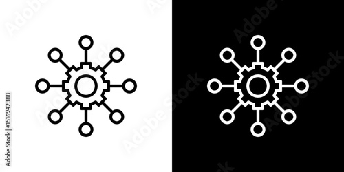Frameworks icon symbol concept for graphic design, Website, UI. Svg
