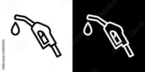 Fuel icon symbol concept for graphic design, Website, UI. Svg