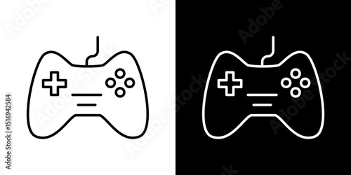 Game controller icon symbol concept for graphic design, Website, UI. Svg