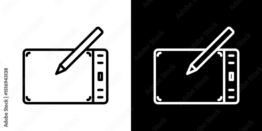 Graphic tablet icon symbol concept for graphic design, Website, UI. Svg Graphic tablet icon symbol concept for graphic design, Website, UI. Svg