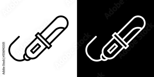 Hair curler icon symbol concept for graphic design, Website, UI. Svg