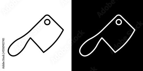 Hatchet icon symbol concept for graphic design, Website, UI. Svg