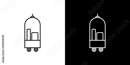 Hotel service icon symbol concept for graphic design, Website, UI. Svg
