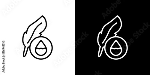 Hypoallergenic tested icon symbol concept for graphic design, Website, UI. Svg