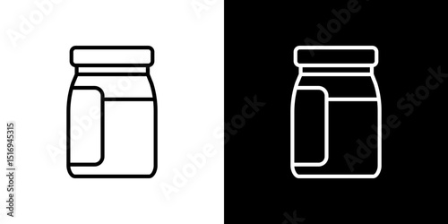 Jar icon symbol concept for graphic design, Website, UI. Svg