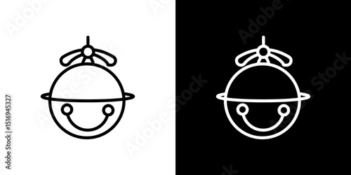 Jingle bell icon symbol concept for graphic design, Website, UI. Svg