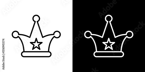 Joker hat icon symbol concept for graphic design, Website, UI. Svg