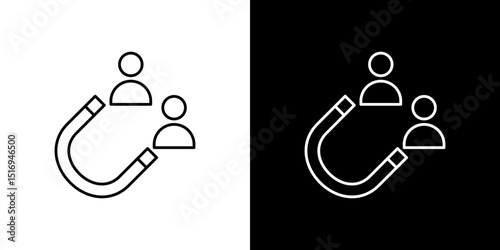 Lead generation icon symbol concept for graphic design, Website, UI. Svg