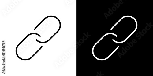 Link icon symbol concept for graphic design, Website, UI. Svg