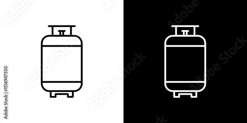 LPG icon symbol concept for graphic design, Website, UI. Svg